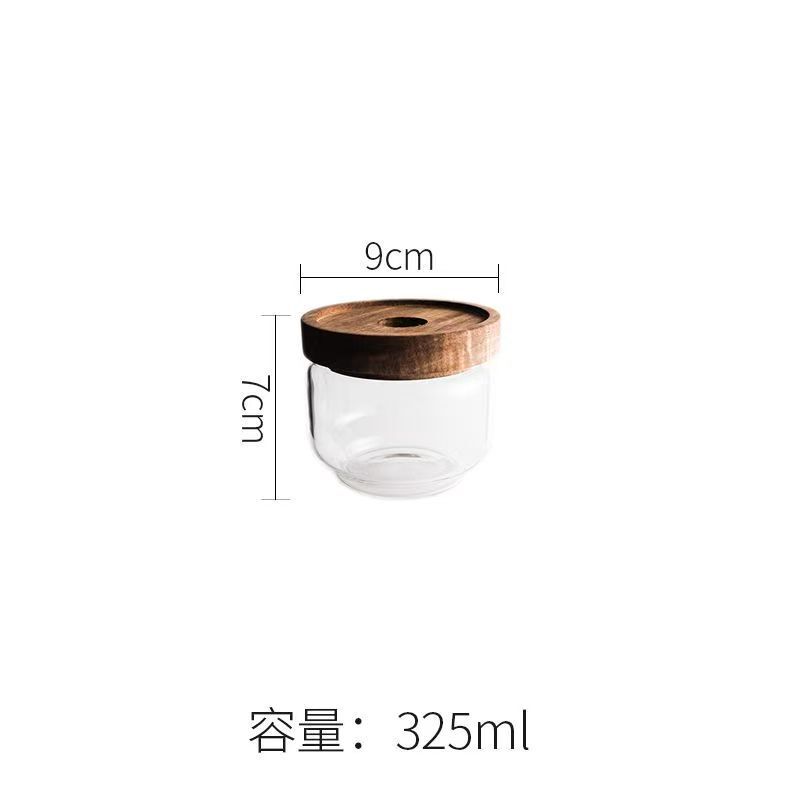 メーカーはアカシア材高ホウケイ酸ガラス保存瓶、穀物透明ガラス瓶、保存瓶、茶密封瓶を供給しています。|undefined