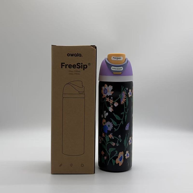 国境を越えたアマゾンebayの起爆金Owala 32oz 24ozステンレス車載保温カップ|undefined