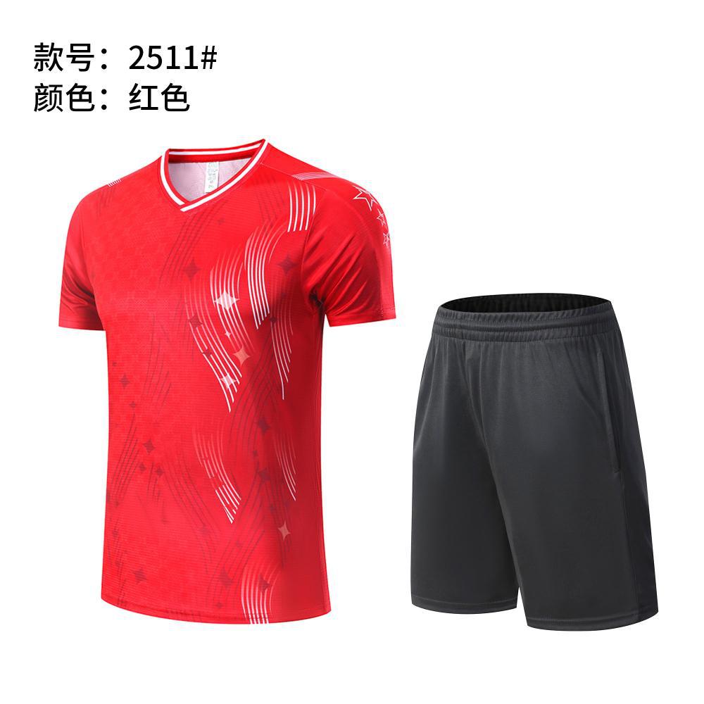 Nuevo traje de bádminton, camisa de manga corta, voleibol, tenis de mesa, ropa deportiva, ropa de entrenamiento para mujeres, ropa de entrenamiento para adultos