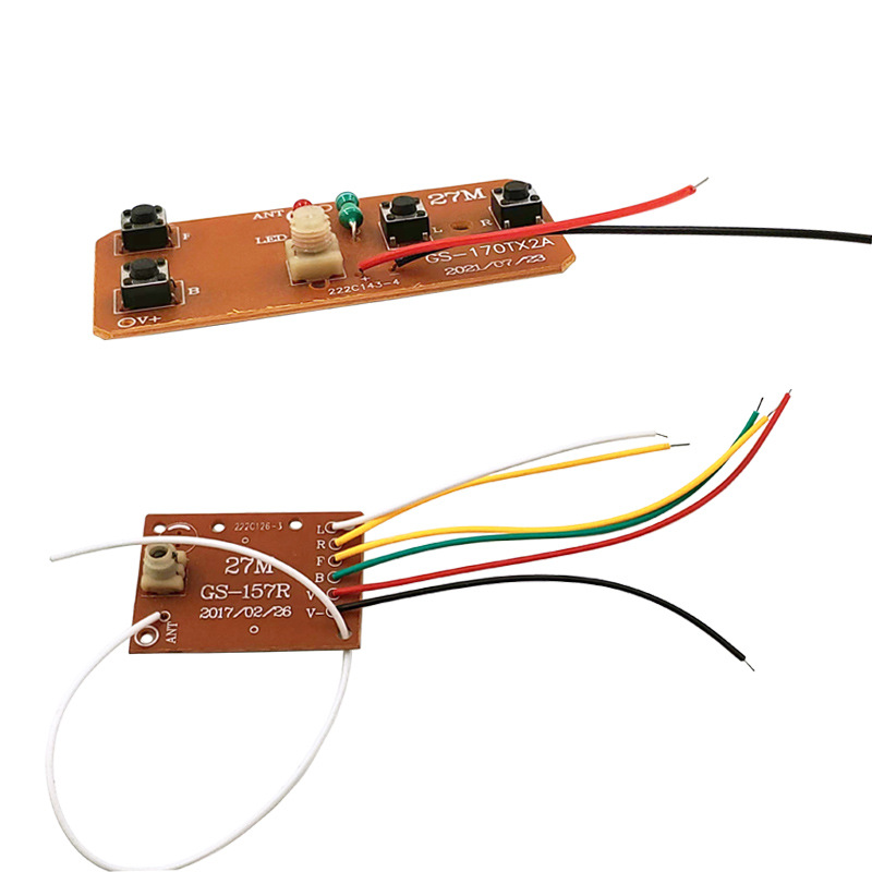 4방향 원격 제어 회로 기판 장난감 키트 회로 기판 PCB 마더보드 전자 부품 칩 제어 보드 조립