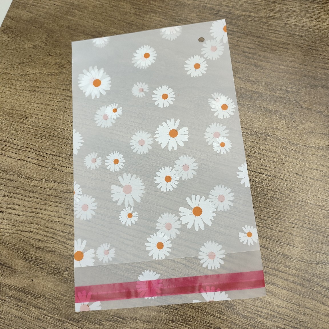 磨砂拉链袋 透明礼品雏菊自粘 防晒衣冰袖包装袋 厂家批发logo