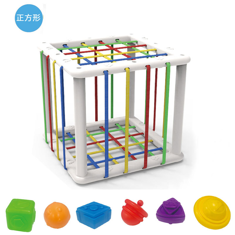 Infantil educación temprana Arco Iris selle mano sensorial entrenamiento fino bloques de construcción color iluminación cognitiva Juguetes