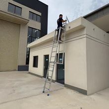 稳驼工厂定制风力发电塔筒爬梯混塔维修梯直爬梯室外消防登高梯子