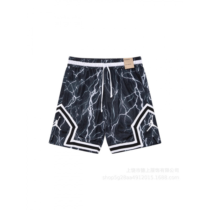 美式短裤男aj飞人篮球裤四分裤夏季新款速干运动裤宽松跑步训练潮