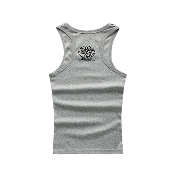 S-DM printed vest) gray