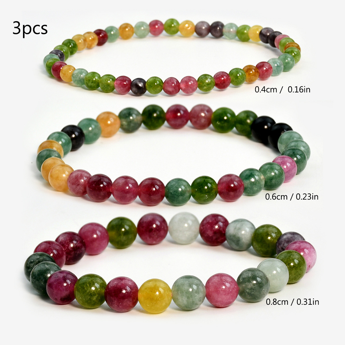 natural stone Material Elegant Geometric Solid Color Natural Stone Bracelets In Bulk