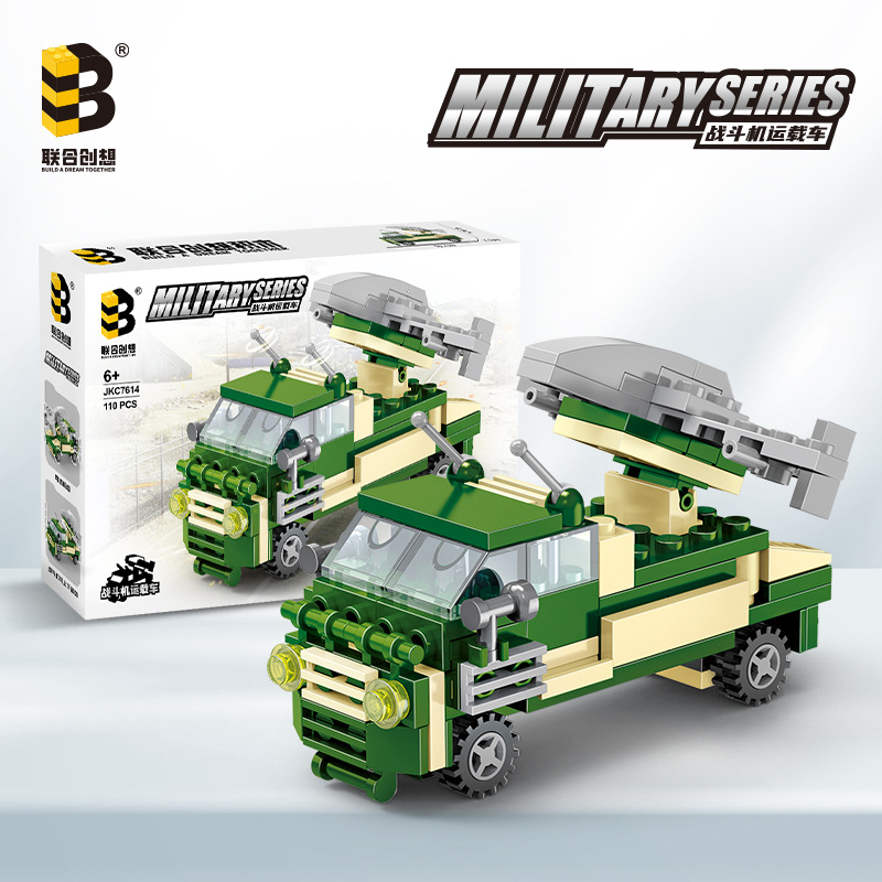 United Creation JKC7614, Bloques de Construcción de Vehículo Portaaviones, Juguetes Educativos DIY, Venta al Por Mayor Internacional