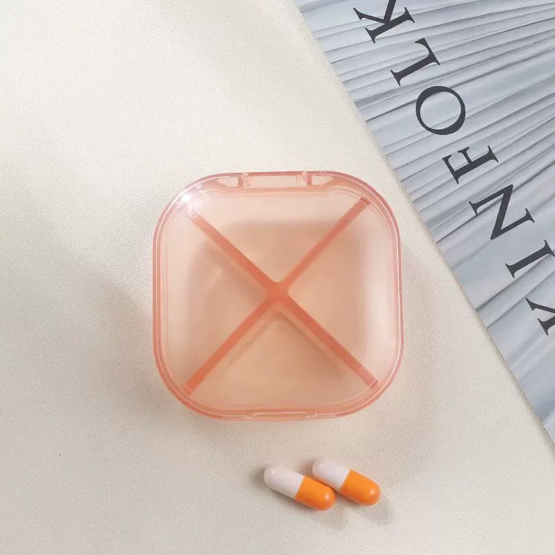 Портативный контейнер для лекарств с четырьмя сетками Mi You Portable Plastic Pharmaceutical Box с четырьмя сетками