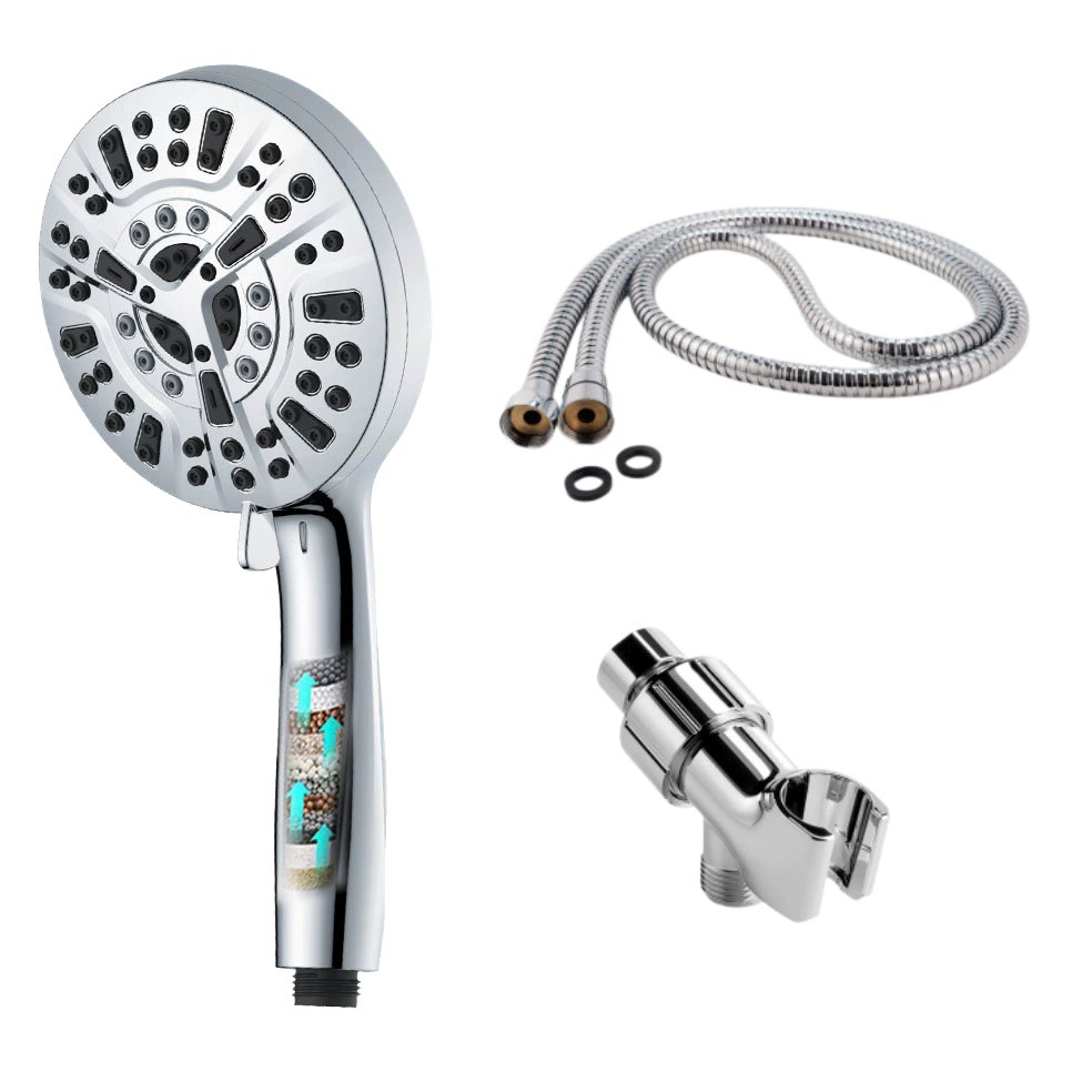 Amazon трансграничное Удаление хлора распылитель для очистки воды с наддувом 10 функций душ задний распылитель воды регулируемый душ ручной душ