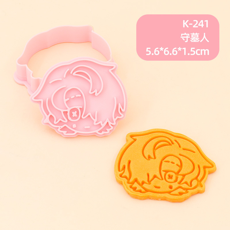 Juego de Moldes para Galletas 3D Personajes de Anime de Plástico para Repostería image 12