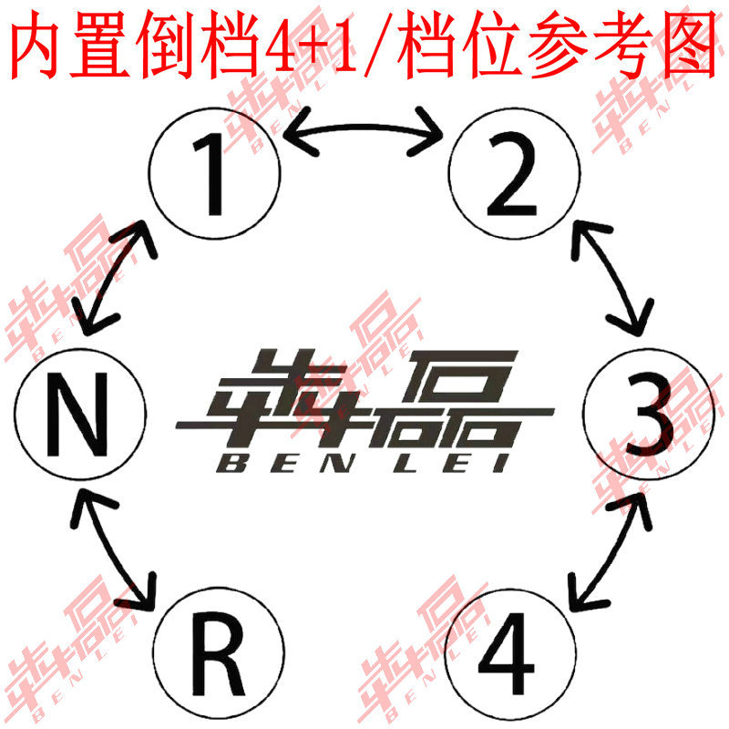 Benlei Zongshen Cb250-A Water-Cooled Built-In Reverse Gear 4+1 Atv Sidecar Motorcycle Engine