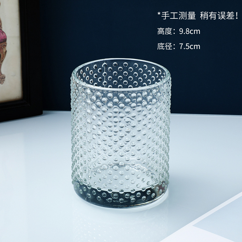 Enjuague bucal hogar vidrio Nordic ins estilo Hotel taza de lavado transparente espesado vidrio taza de beber