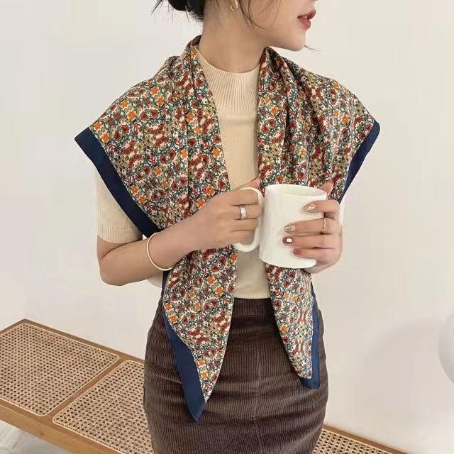 90x90シルクタオルの新型春と秋の大きい方のタオルのファッションのスカーフは首を囲んで首を保護します。|undefined