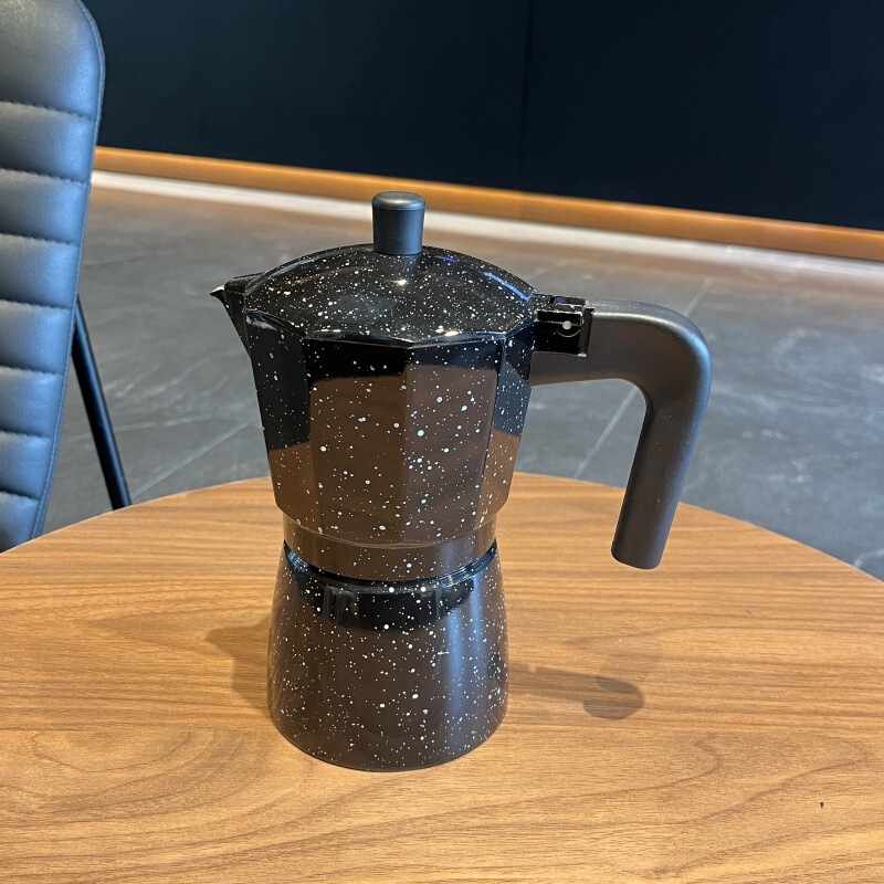 Cross-Border Ready-Made Induction Cooker, Induction Moka Pot, Bottom Coffee Pot, Espresso Coffee Pot