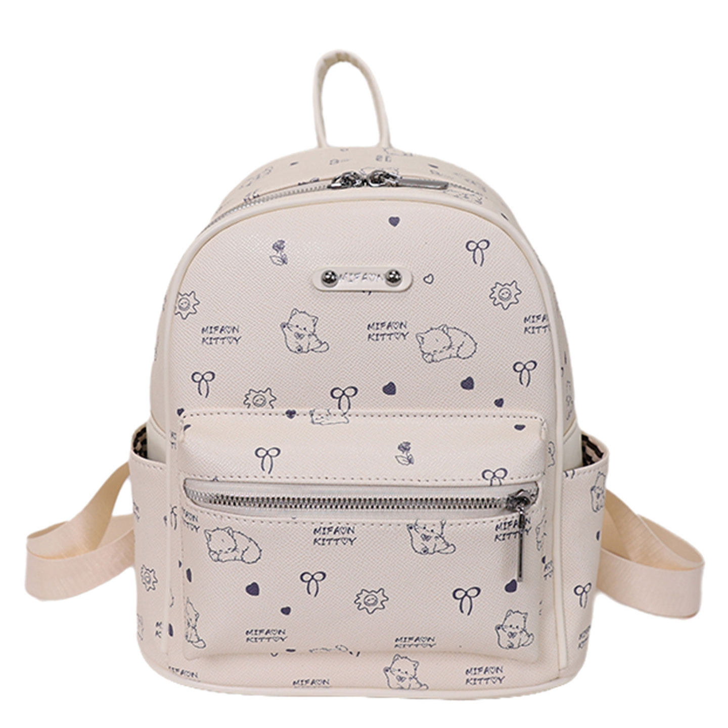 Mochila de estilo de verano impresa para mujeres, mochila de estilo universitario, nueva moda, gran capacidad, 2026