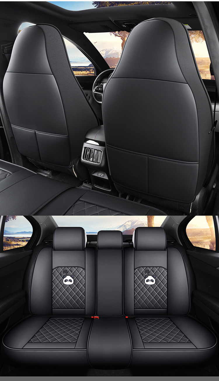 New Cartoon Car Seat Cover, All-Inclusive, All-Season, Full Leather Seat Cushion, Special for Spring and Summer Car Seat Cushion and Seat Cover