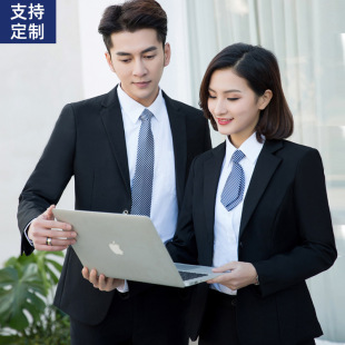 Men's Suit Suit Making Real Estate Insurance Meeting Uniform Enterprise Executive Business Suit Women Wholesale