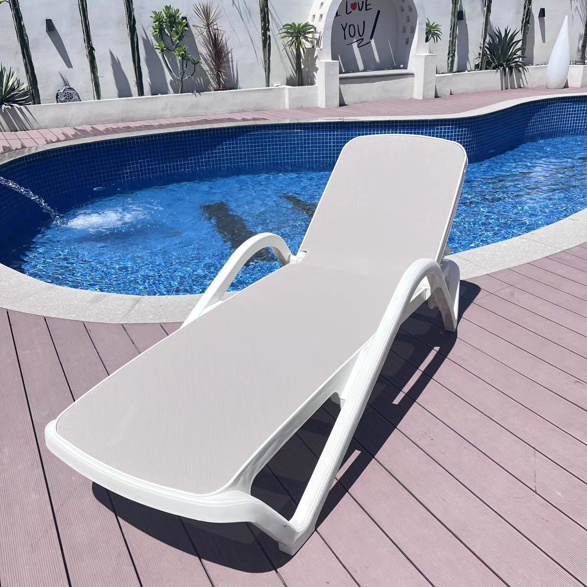 Silla de playa ajustable plegable al aire libre piscina impermeable y protector solar patio ocio al aire libre image 62