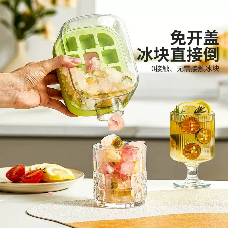 Кубики льда, форма, коробка для хранения, соломинка, заварочный чайник, 2 в 1