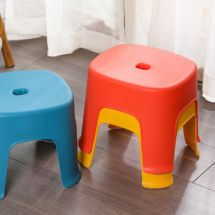 Thickened Toddler Stool Household School Children's Portable Outdoor Adult Bench Fishing Stool Square Household Small Stool