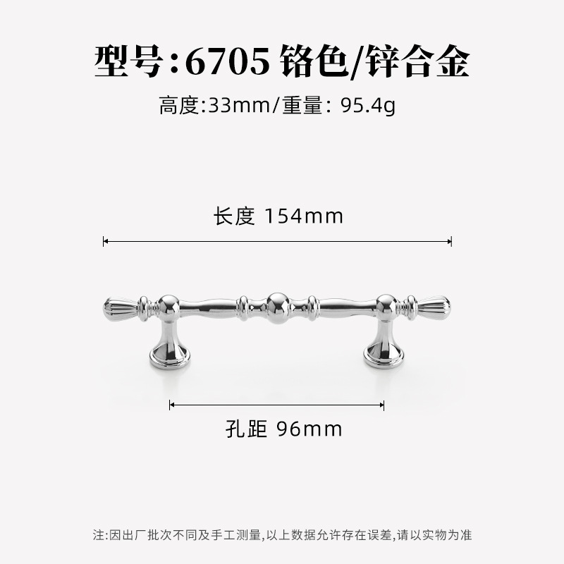 Ручка мебельная Lide Shi 6705 (96 мм)