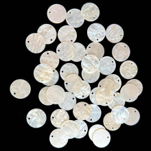 亚克力仿贝壳圆片DIY饰品配件服饰包包发饰耳饰挂件批发2025新款