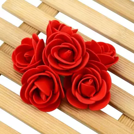 Red foam rose