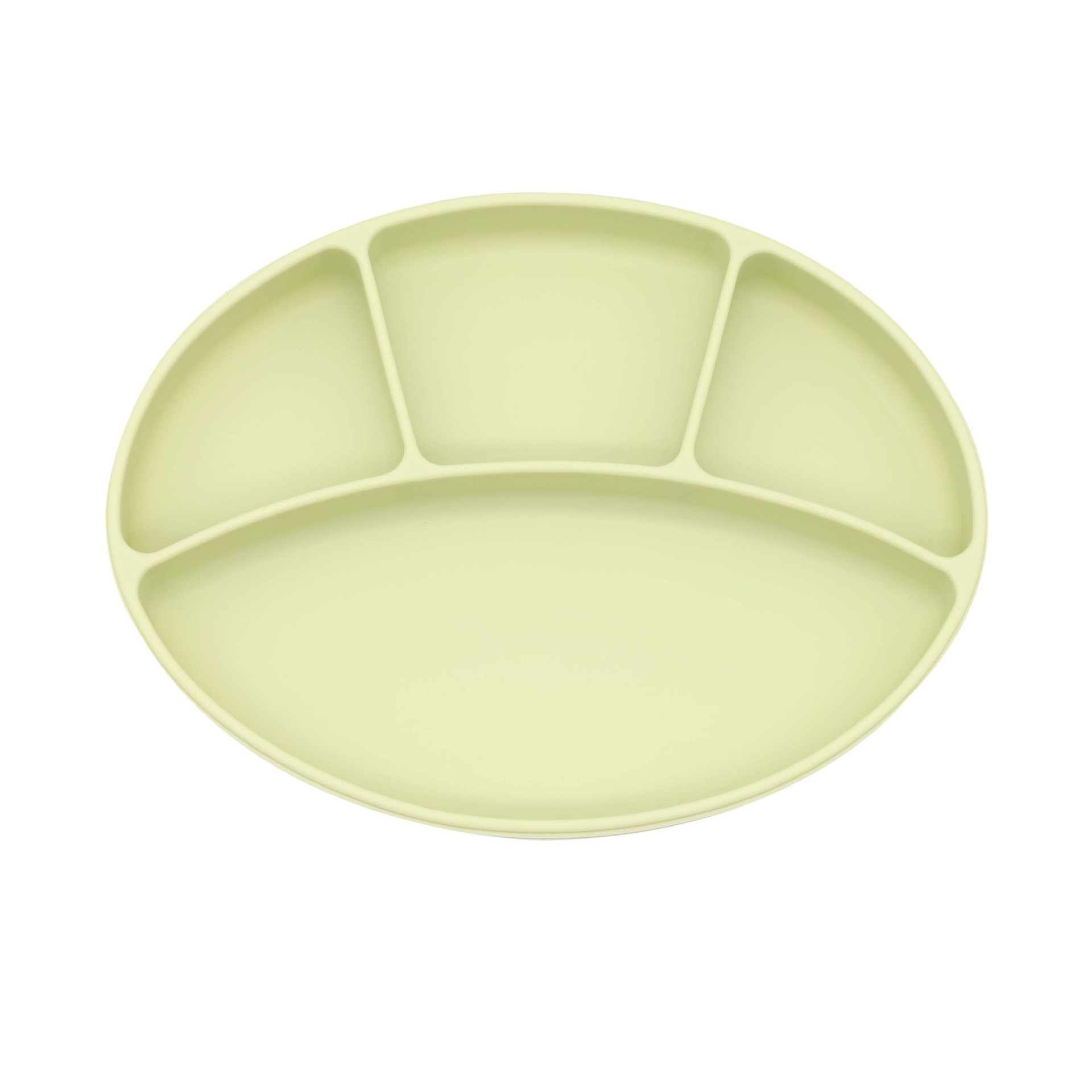 Venta caliente suplemento de alimentos para bebés vajilla de silicona conjunto de silicona para niños lechón tazón integrado Placa de silicona