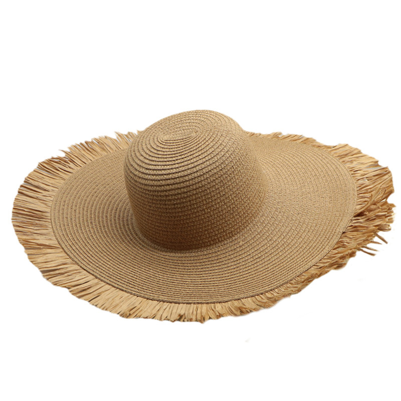 Women's Elegant Solid Color Wide Eaves Sun Hat display picture 1