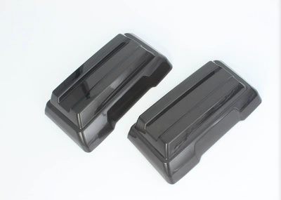 and interior trim, Lamp eyebrow - smoked-tail-light-cover-smoked-black