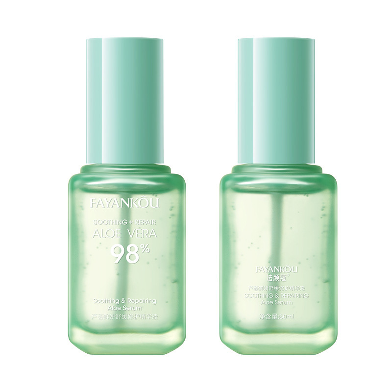Sérum Facial Reparador de Aloe Vera Calmante, Hidratante para Cuidado Facial
