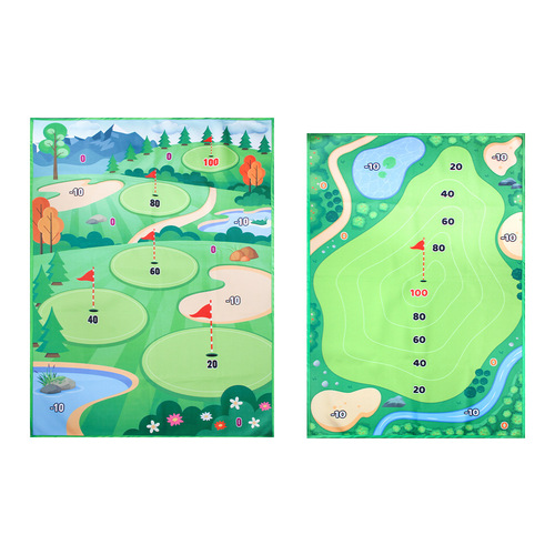 Cross-border 20 children's thickened golf game mat sets golf clubs indoor and outdoor sporting goods