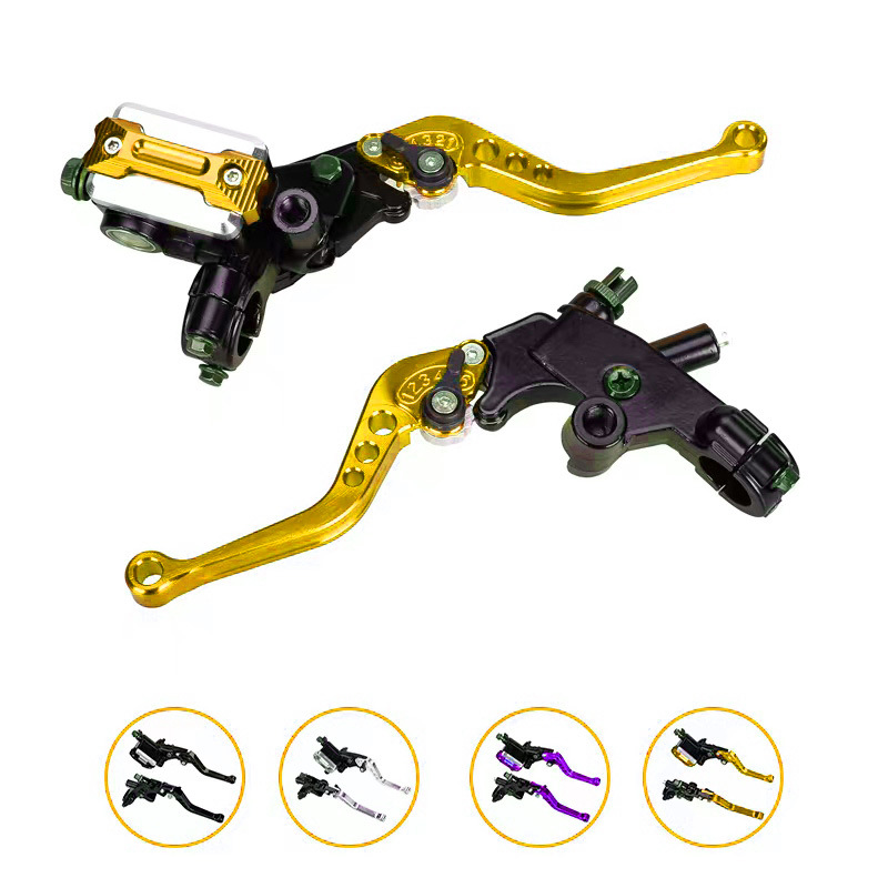 Motocicleta off-road vehículo modificado CNC freno superior bomba embrague conjunto 22MM bomba de freno de disco hidráulico freno de mano Accesorios
