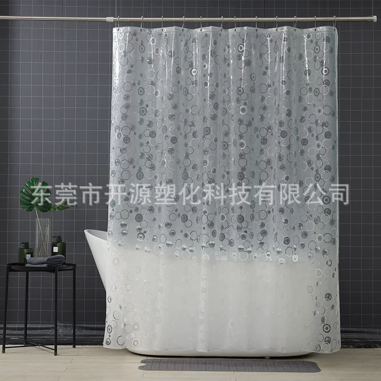 Новые европейские и американские горячие продажи прозрачный 3D пузырь EVA занавеска для душа Водонепроницаемая занавеска для ванной комнаты перегородка подвесная занавеска душевая подкладка