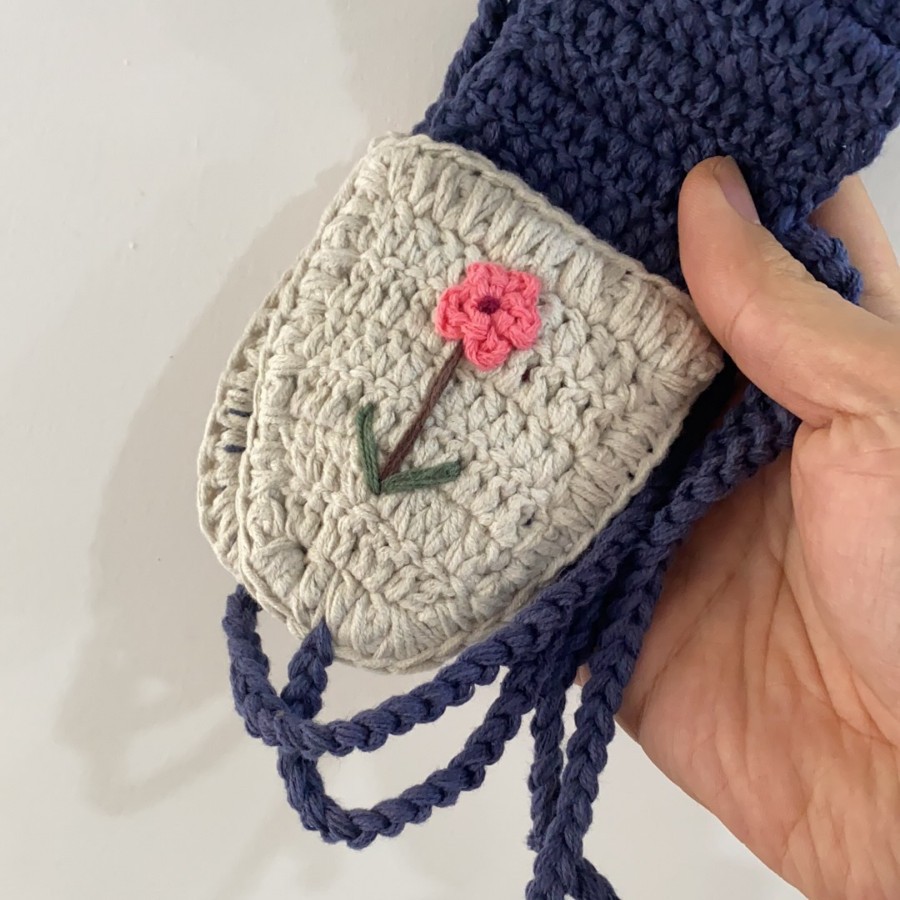 定制钩针护耳包冬季保暖耳罩手工编织复古毛线帽子工厂批发