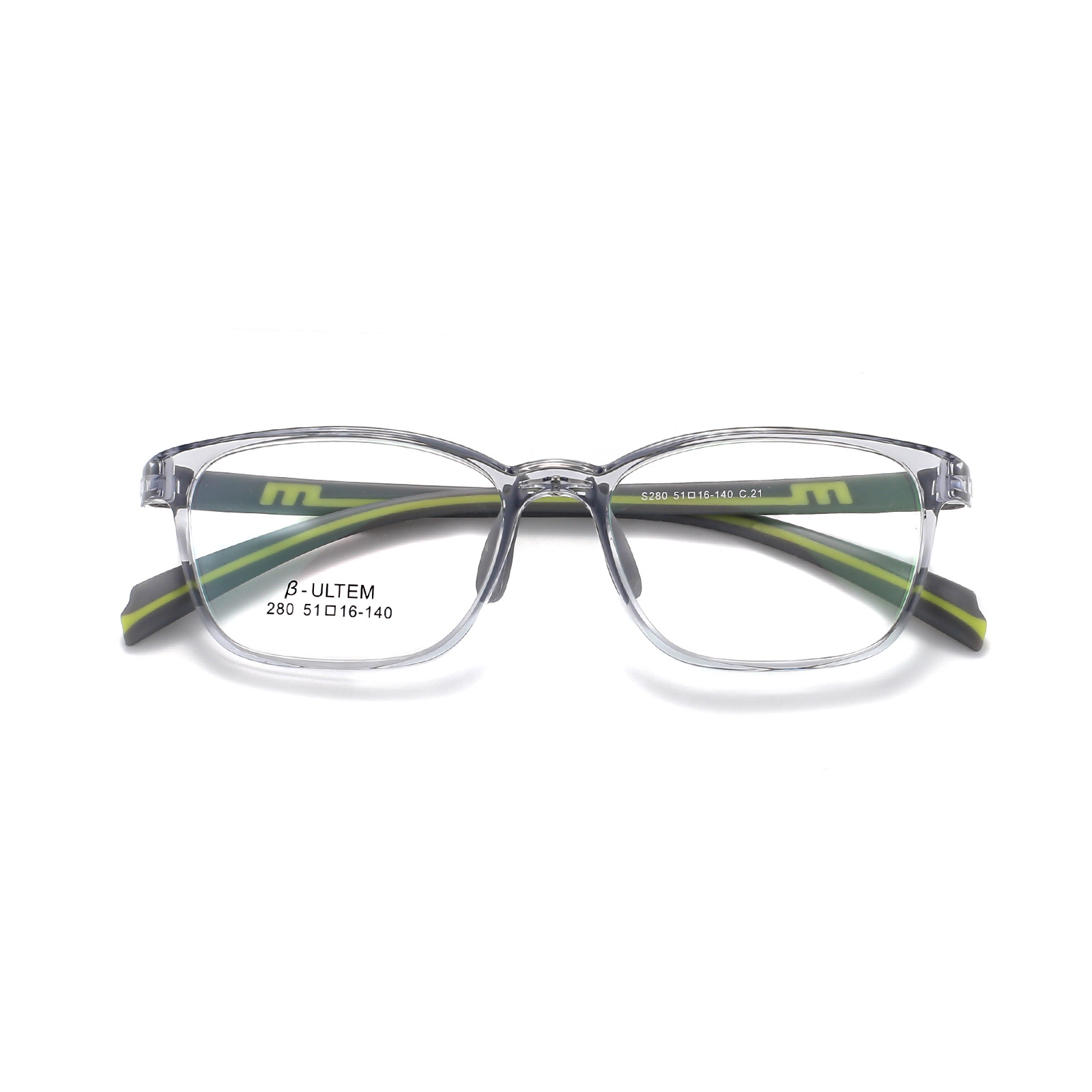 Los niños ultraligeros de doble color de silicona TR gafas deportivas marco resistente al desgaste anti-deformación puede ser equipado con miopía Danyang lote