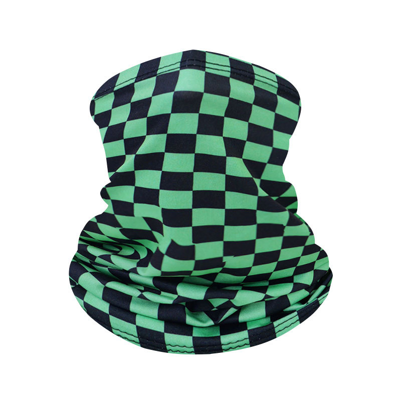 검정색과 녹색 격자 무늬