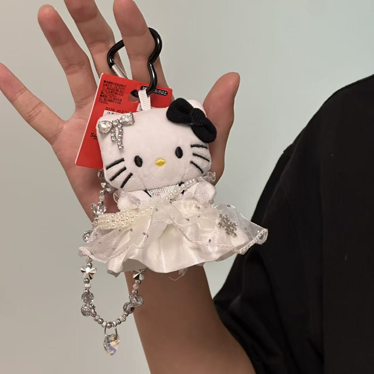 Amor hellokitty muñeca colgante llavero colgante bolsas de regalo bolsas de peluche lindo muñeca colgante lindo