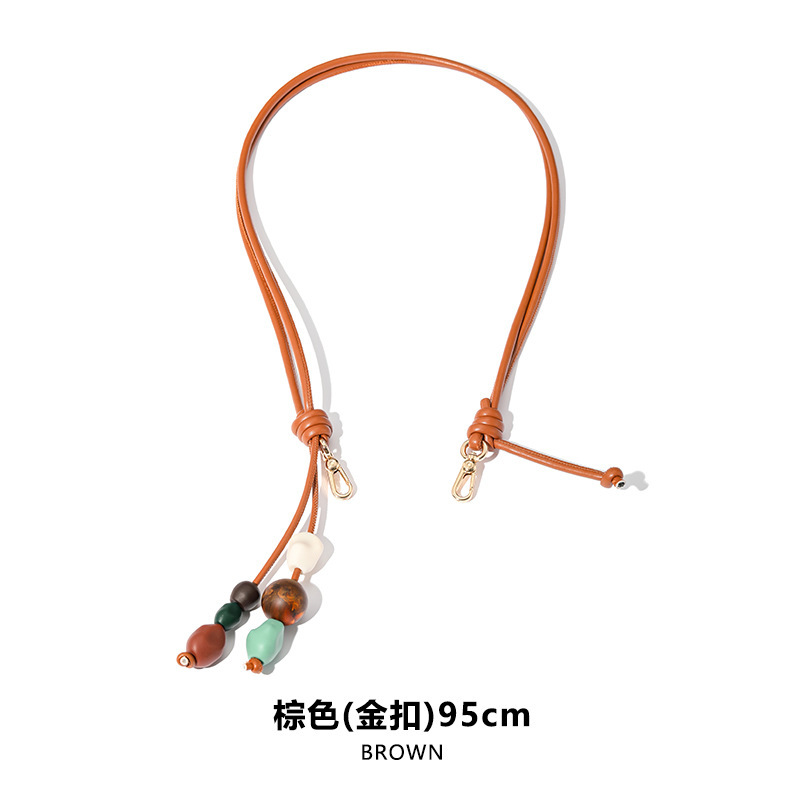 跨境新款SP-180适用龙骧包伊芙琳改造百搭陶艺串珠腋下单肩包带|undefined