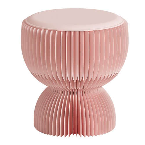 Eighteen-paper folding stool, household shoe-changing small stool, casual personalized tea house, invisible design stool, sofa stool