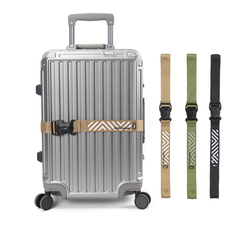 Botta Design Double Buckle Luggage Strap, One-Piece Packing Strap, Secure Fastening, Checked Baggage Explosion-Proof Tightening Rope