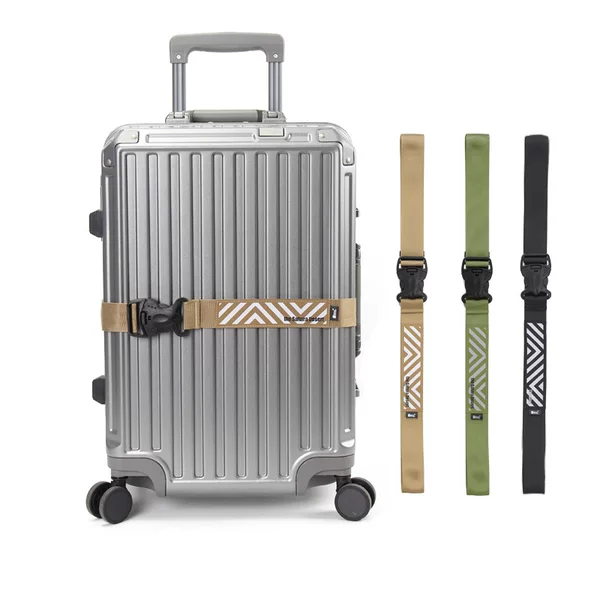 Botta Design Double Buckle Luggage Strap, One-Piece Packing Strap, Secure Fastening, Checked Baggage Explosion-Proof Tightening Rope