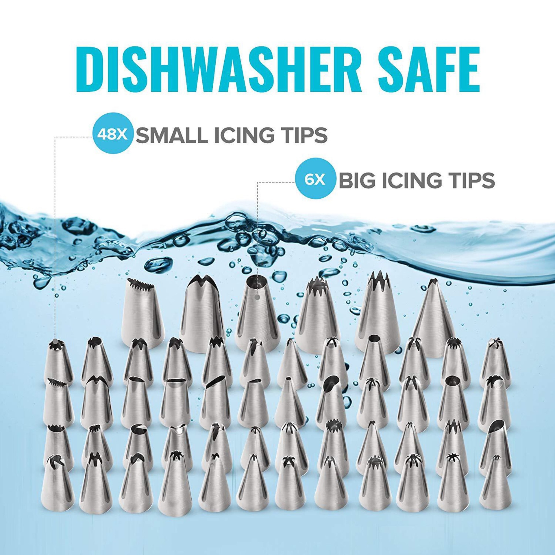 亚马逊热销106件套蛋糕转台套装裱花嘴烘焙工具Ca