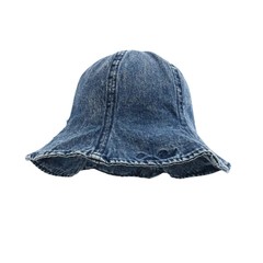 韓版水洗牛仔漁夫帽子女復古百搭顯臉小春夏季遮陽防曬盆帽時尚潮