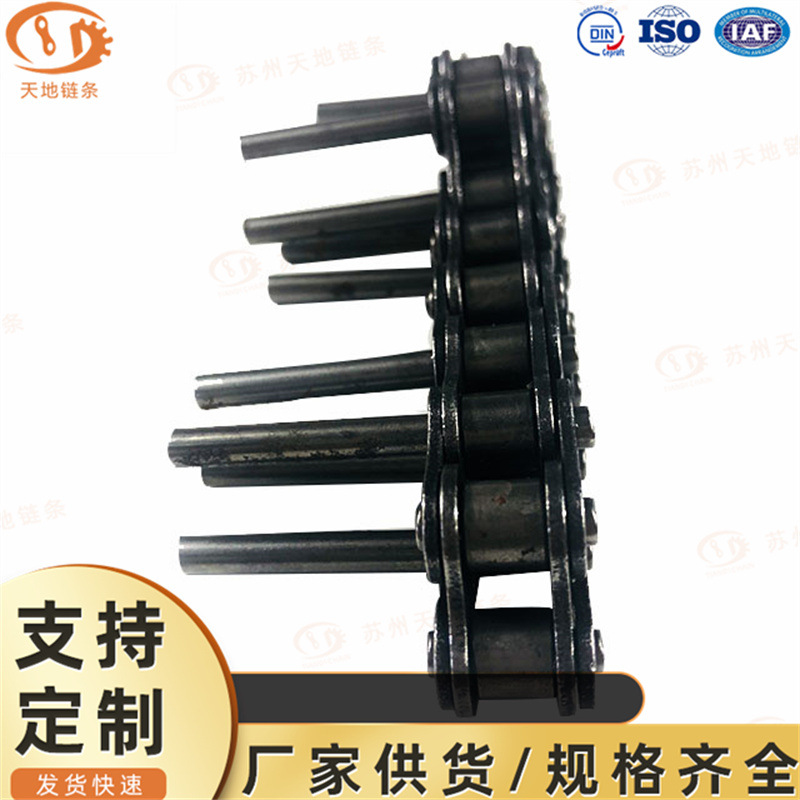 现货炭钢长销链条 非标5分加长销链条 长销轴输送链条加长销链条