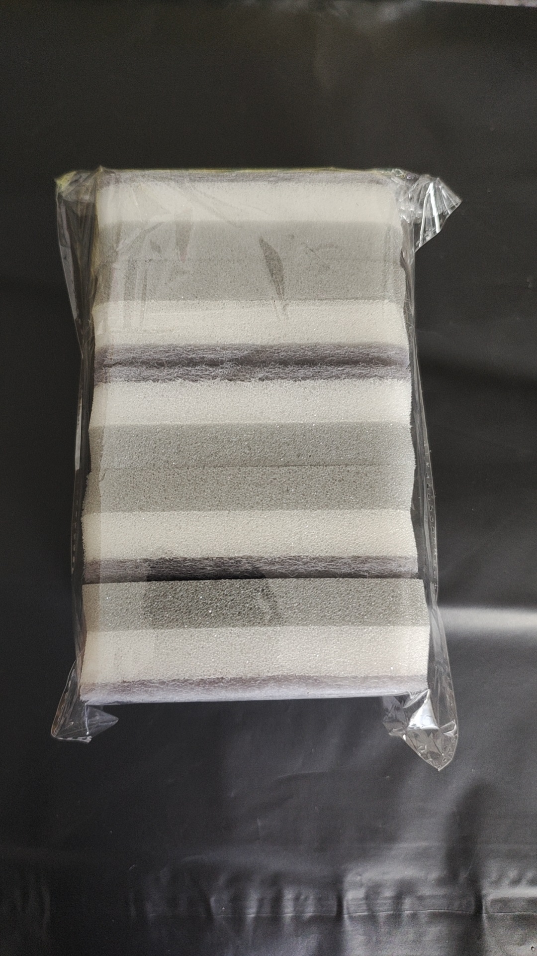 De tres capas redondeado estropajo esponja fábrica en stock cocina limpieza estropajo esponja cocina suministros