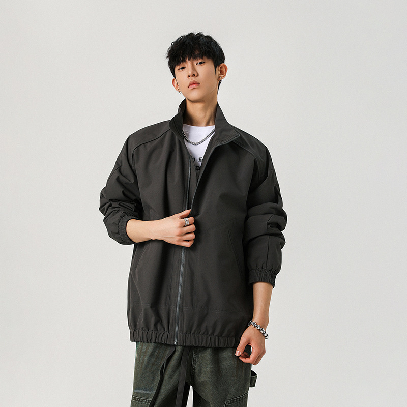 2026 Windproof Workwear Jacket for Men, Stand-Up Collar, Loose Fit, Large Size, Outdoor Sports, Lightweight, Breathable, Single-Layer Jacket 2026 Windproof Workwear Jacket for Men, Stand-Up Collar, Loose Fit, Large Size, Outdoor Sports, Lightweight, Breathable, Single-Layer Jacket
