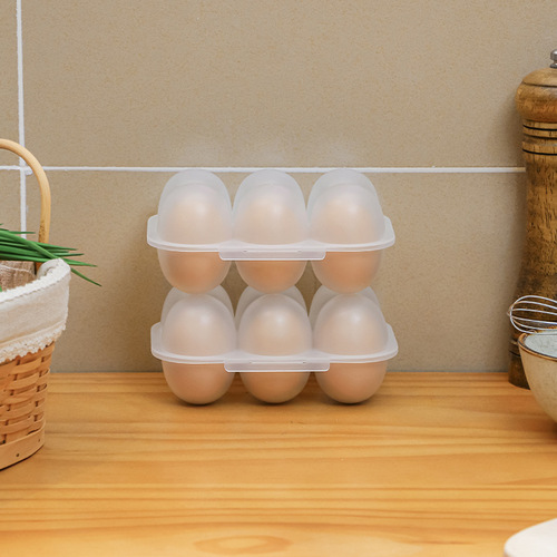 户外便携式专用鸡蛋盒塑料蛋托收纳盒子防震防摔鸡蛋稳固收纳架子