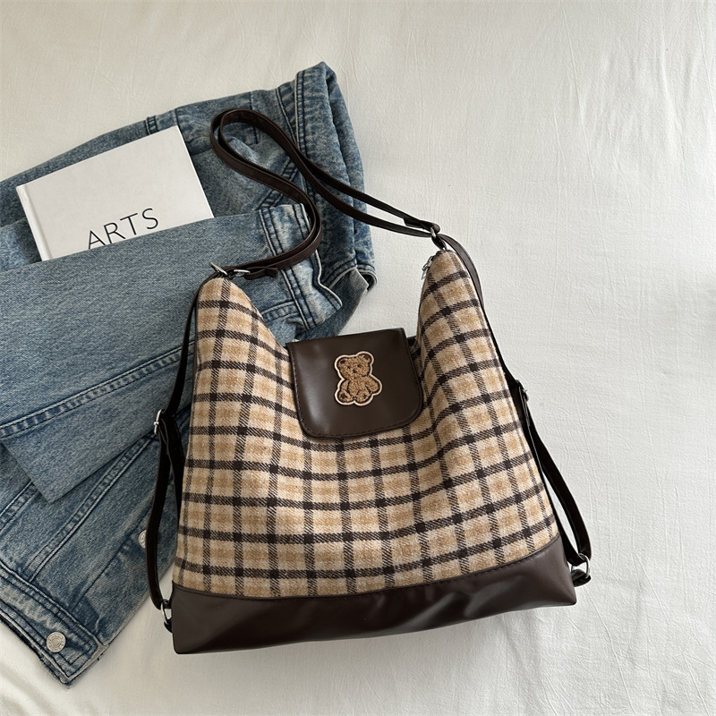 Casual lona tote para mujeres de gran capacidad 2024 nueva mochila multifuncional alta sensación de viaje de viajes de viaje mochila