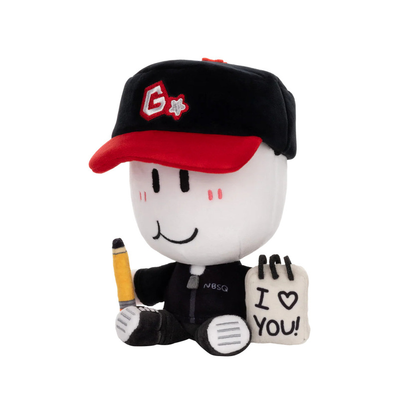 跨境新品Noobsquad Guesty Plushie游戏周边毛绒玩偶铅笔画板小孩|undefined